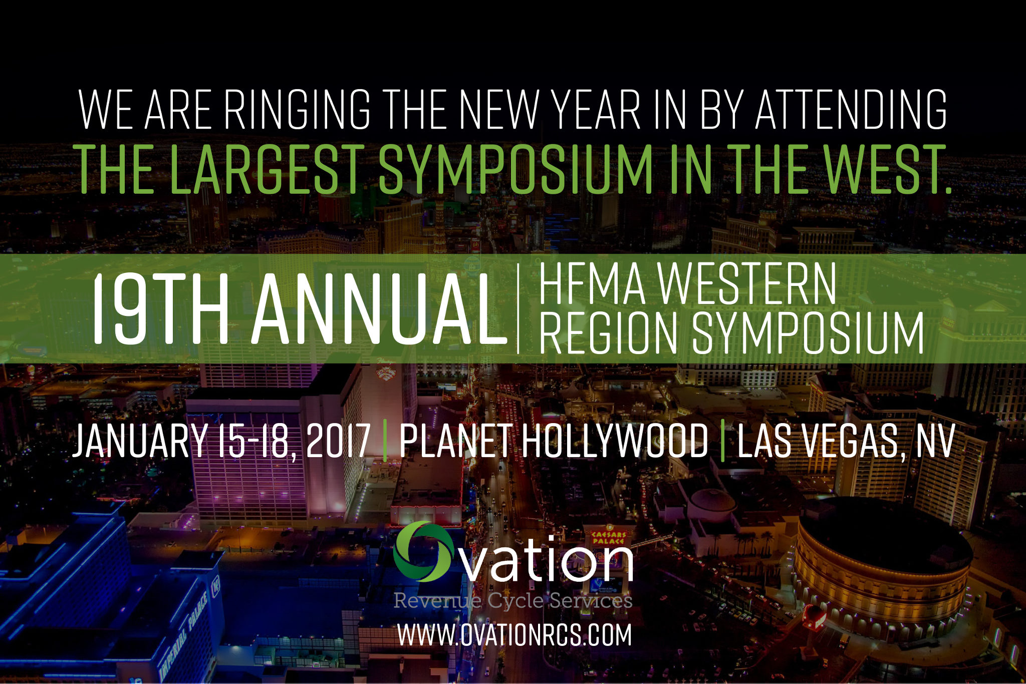 Ovation will be attending the HFMA Western Region Symposium from